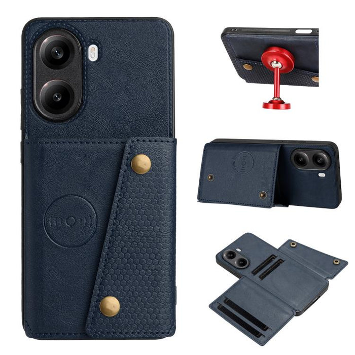 Estuche magnético para teléfono con ranuras para tarjetas con doble hebilla, For Redmi 15a 5G Global, For Redmi K90 Pro Max/Poco F8 Ultra, For Redmi K90/Poco F8 Pro, For Redmi K90 Pro Max Champion Edition, For Redmi 15C 5G / 4G EU 173mm                ...