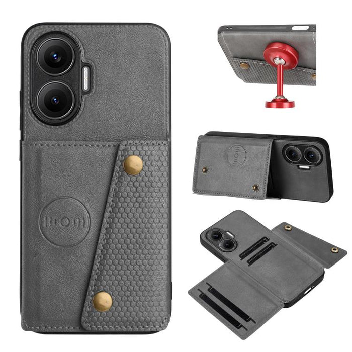 Estuche magnético para teléfono con ranuras para tarjetas con doble hebilla, For Redmi 15a 5G Global, For Redmi K90 Pro Max/Poco F8 Ultra, For Redmi K90/Poco F8 Pro, For Redmi K90 Pro Max Champion Edition, For Redmi 15C 5G / 4G EU 173mm                ...