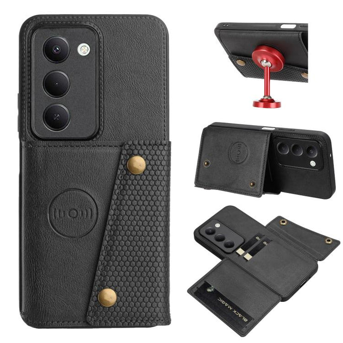 Estuche magnético para teléfono con ranuras para tarjetas con doble hebilla, For Redmi 15a 5G Global, For Redmi K90 Pro Max/Poco F8 Ultra, For Redmi K90/Poco F8 Pro, For Redmi K90 Pro Max Champion Edition, For Redmi 15C 5G / 4G EU 173mm                ...