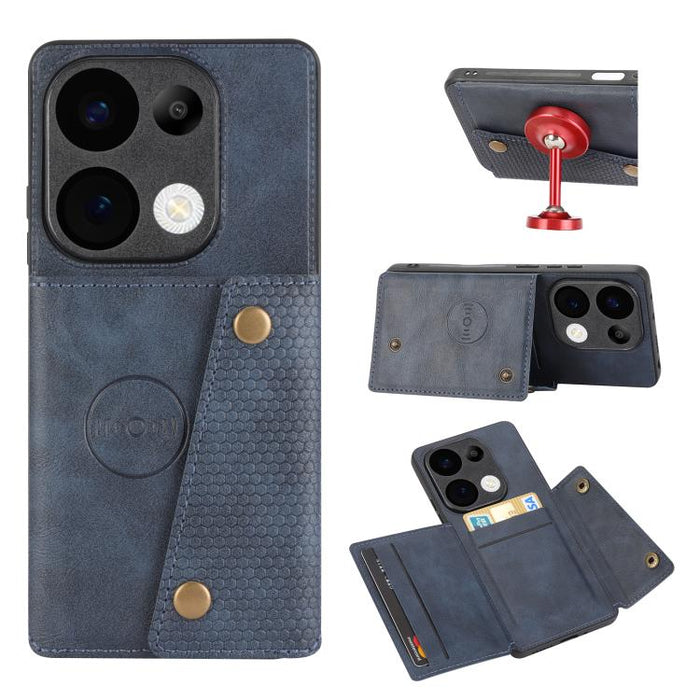 Estuche magnético para teléfono con ranuras para tarjetas con doble hebilla, For Redmi 15a 5G Global, For Redmi K90 Pro Max/Poco F8 Ultra, For Redmi K90/Poco F8 Pro, For Redmi K90 Pro Max Champion Edition, For Redmi 15C 5G / 4G EU 173mm                ...