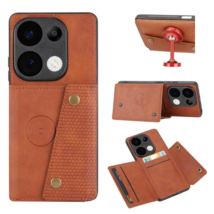 Estuche magnético para teléfono con ranuras para tarjetas con doble hebilla, For Redmi 15a 5G Global, For Redmi K90 Pro Max/Poco F8 Ultra, For Redmi K90/Poco F8 Pro, For Redmi K90 Pro Max Champion Edition, For Redmi 15C 5G / 4G EU 173mm                ...