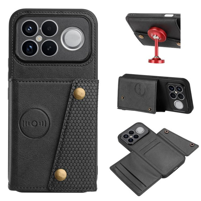 Estuche magnético para teléfono con ranuras para tarjetas con doble hebilla, For Redmi 15a 5G Global, For Redmi K90 Pro Max/Poco F8 Ultra, For Redmi K90/Poco F8 Pro, For Redmi K90 Pro Max Champion Edition, For Redmi 15C 5G / 4G EU 173mm                ...