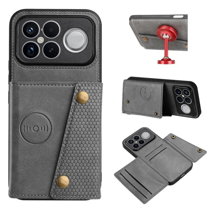 Estuche magnético para teléfono con ranuras para tarjetas con doble hebilla, For Redmi 15a 5G Global, For Redmi K90 Pro Max/Poco F8 Ultra, For Redmi K90/Poco F8 Pro, For Redmi K90 Pro Max Champion Edition, For Redmi 15C 5G / 4G EU 173mm                ...