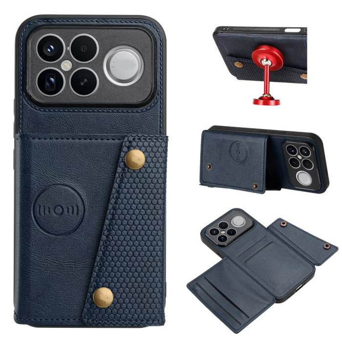 Estuche magnético para teléfono con ranuras para tarjetas con doble hebilla, For Redmi 15a 5G Global, For Redmi K90 Pro Max/Poco F8 Ultra, For Redmi K90/Poco F8 Pro, For Redmi K90 Pro Max Champion Edition, For Redmi 15C 5G / 4G EU 173mm                ...