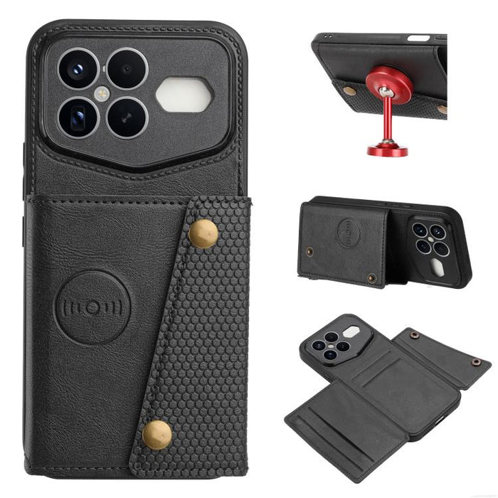 Estuche magnético para teléfono con ranuras para tarjetas con doble hebilla, For Redmi 15a 5G Global, For Redmi K90 Pro Max/Poco F8 Ultra, For Redmi K90/Poco F8 Pro, For Redmi K90 Pro Max Champion Edition, For Redmi 15C 5G / 4G EU 173mm                ...