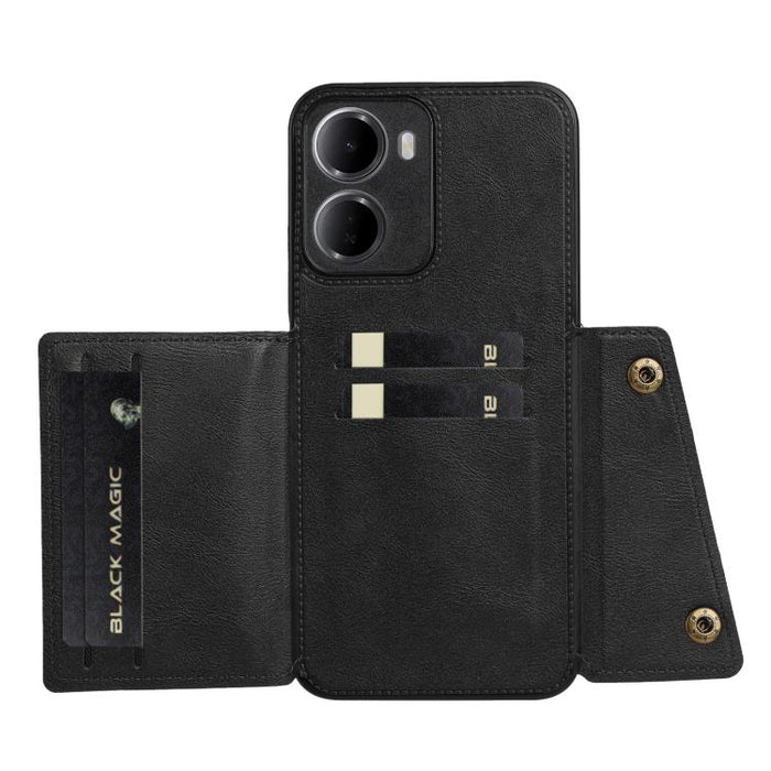 Estuche magnético para teléfono con ranuras para tarjetas con doble hebilla, For Redmi 15a 5G Global, For Redmi K90 Pro Max/Poco F8 Ultra, For Redmi K90/Poco F8 Pro, For Redmi K90 Pro Max Champion Edition, For Redmi 15C 5G / 4G EU 173mm                ...