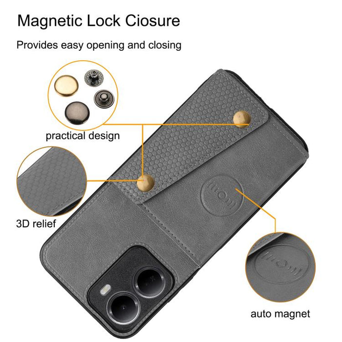Estuche magnético para teléfono con ranuras para tarjetas con doble hebilla, For Redmi 15a 5G Global, For Redmi K90 Pro Max/Poco F8 Ultra, For Redmi K90/Poco F8 Pro, For Redmi K90 Pro Max Champion Edition, For Redmi 15C 5G / 4G EU 173mm                ...