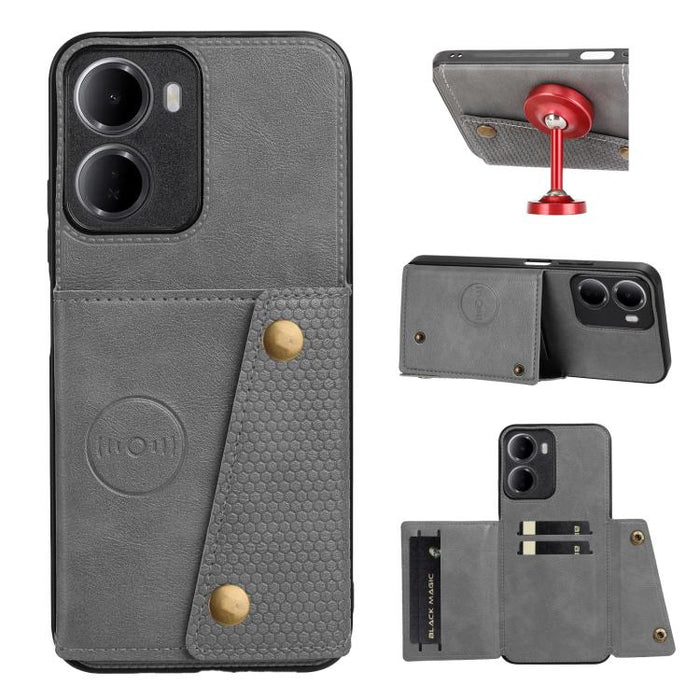 Estuche magnético para teléfono con ranuras para tarjetas con doble hebilla, For Redmi 15a 5G Global, For Redmi K90 Pro Max/Poco F8 Ultra, For Redmi K90/Poco F8 Pro, For Redmi K90 Pro Max Champion Edition, For Redmi 15C 5G / 4G EU 173mm                ...