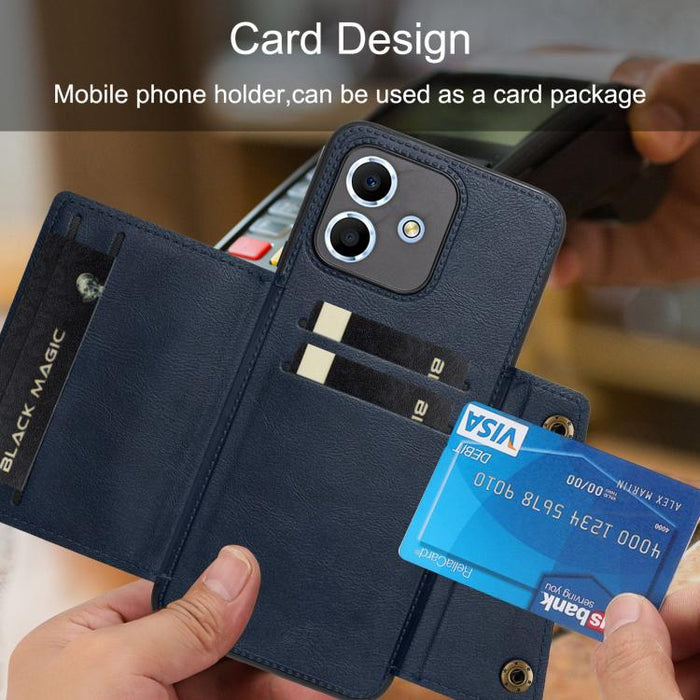 Estuche magnético para teléfono con ranuras para tarjetas con doble hebilla, For Redmi 15a 5G Global, For Redmi K90 Pro Max/Poco F8 Ultra, For Redmi K90/Poco F8 Pro, For Redmi K90 Pro Max Champion Edition, For Redmi 15C 5G / 4G EU 173mm                ...