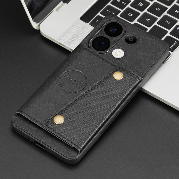 Estuche magnético para teléfono con ranuras para tarjetas con doble hebilla, For Xiaomi Poco X8 Pro Max 5G Global, For Xiaomi Poco X8 Pro 5G Global, For Xiaomi 17 Pro Max, For Xiaomi 17 Pro, For Xiaomi 17, For Xiaomi 15T Pro, For Xiaomi 15T            ...