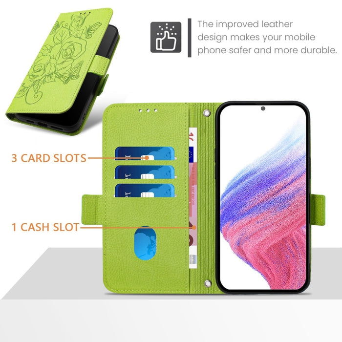 Caja de teléfono de cuero antirrobo RFID rosa en relieve, For iPhone 14 Pro Max, For iPhone SE 2022 / SE 2020 / 8 / 7, For iPhone 13 Pro Max, For iPhone 13 Pro, For iPhone 13 mini, For iPhone 12  / 12 Pro, For iPhone 12 Pro Max, For iPhone 12 mini     ...