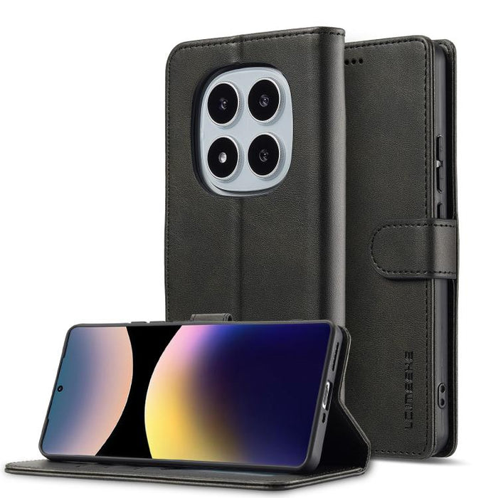 LC.IMEEKE Funda para teléfono de piel con textura de becerro, For Redmi Note 15 Pro+ 5G Global 163.3mm, For Redmi Note 15 4G / 5G Global 164mm, For Redmi Note 15 Pro 4G Global 163.2mm, For Redmi Note 15 Pro 5G Global 163.6mm, For Redmi Note 14 4G 164.8...