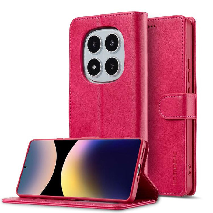 LC.IMEEKE Funda para teléfono de piel con textura de becerro, For Redmi Note 15 Pro+ 5G Global 163.3mm, For Redmi Note 15 4G / 5G Global 164mm, For Redmi Note 15 Pro 4G Global 163.2mm, For Redmi Note 15 Pro 5G Global 163.6mm, For Redmi Note 14 4G 164.8...