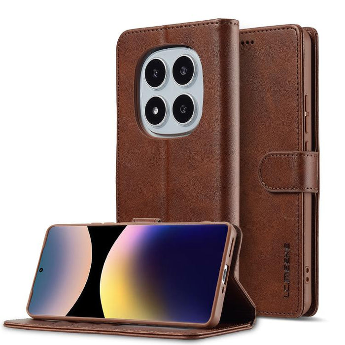 LC.IMEEKE Funda para teléfono de piel con textura de becerro, For Redmi Note 15 Pro+ 5G Global 163.3mm, For Redmi Note 15 4G / 5G Global 164mm, For Redmi Note 15 Pro 4G Global 163.2mm, For Redmi Note 15 Pro 5G Global 163.6mm, For Redmi Note 14 4G 164.8...