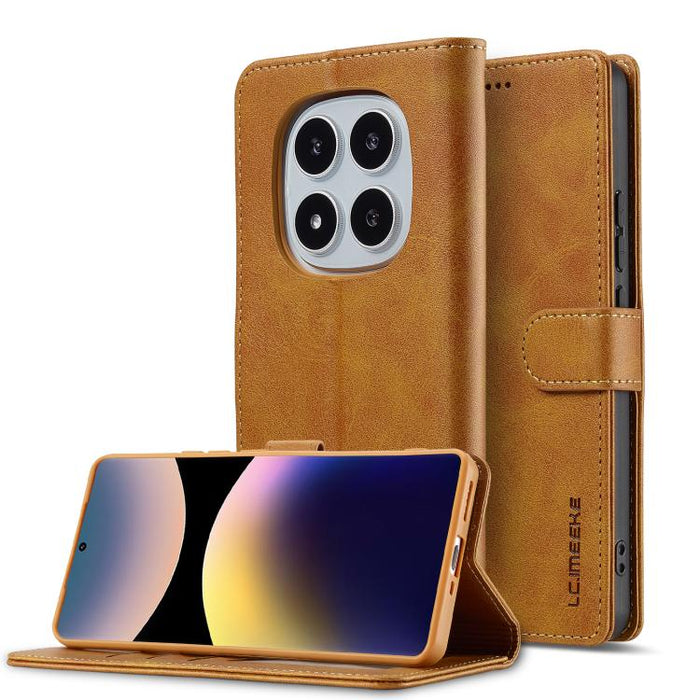 LC.IMEEKE Funda para teléfono de piel con textura de becerro, For Redmi Note 15 Pro+ 5G Global 163.3mm, For Redmi Note 15 4G / 5G Global 164mm, For Redmi Note 15 Pro 4G Global 163.2mm, For Redmi Note 15 Pro 5G Global 163.6mm, For Redmi Note 14 4G 164.8...