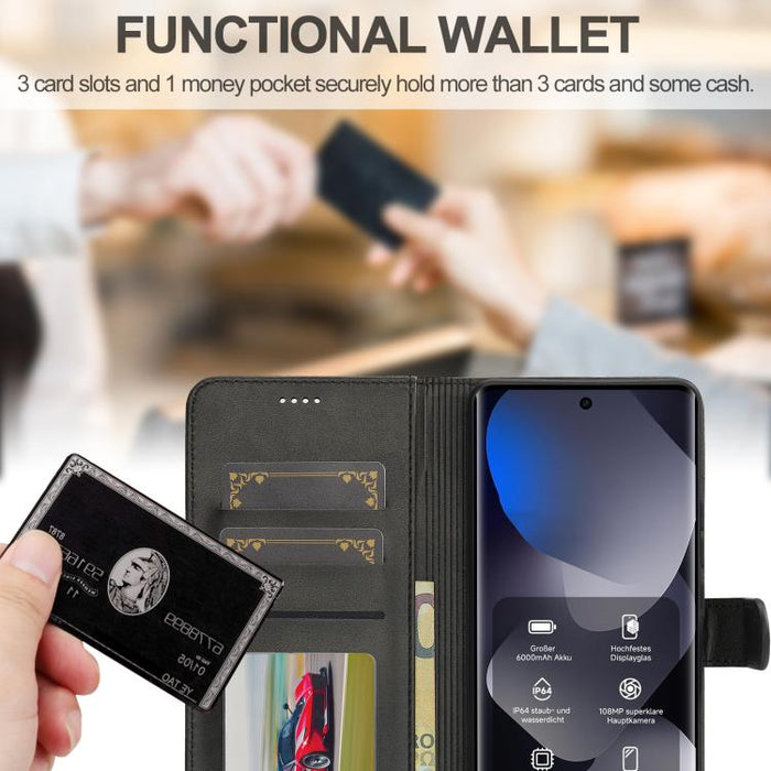 LC.IMEEKE Funda para teléfono de piel con textura de becerro, For Redmi Note 15 Pro+ 5G Global 163.3mm, For Redmi Note 15 4G / 5G Global 164mm, For Redmi Note 15 Pro 4G Global 163.2mm, For Redmi Note 15 Pro 5G Global 163.6mm, For Redmi Note 14 4G 164.8...