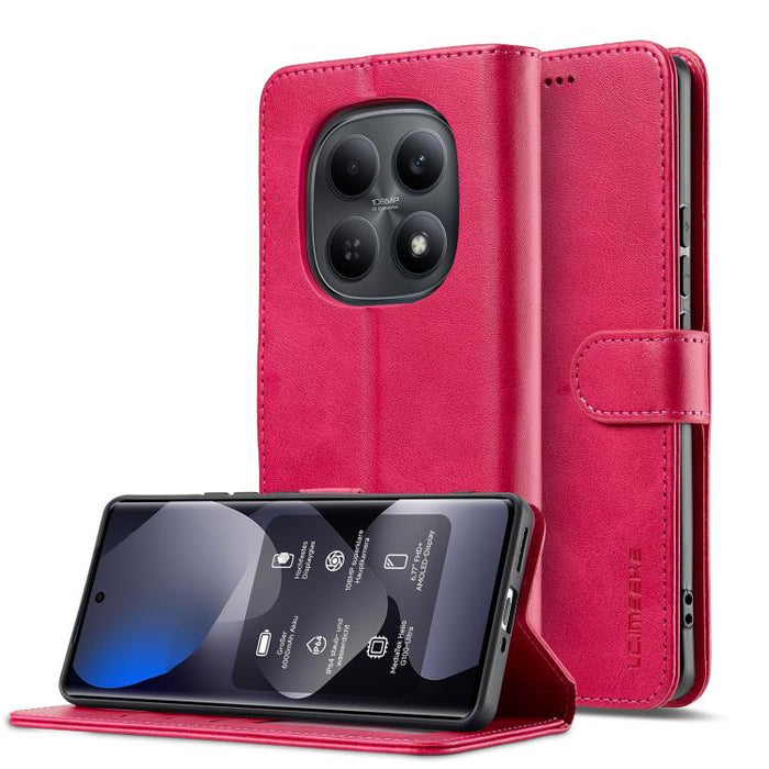 LC.IMEEKE Funda para teléfono de piel con textura de becerro, For Redmi Note 15 Pro+ 5G Global 163.3mm, For Redmi Note 15 4G / 5G Global 164mm, For Redmi Note 15 Pro 4G Global 163.2mm, For Redmi Note 15 Pro 5G Global 163.6mm, For Redmi Note 14 4G 164.8...