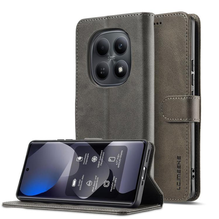 LC.IMEEKE Funda para teléfono de piel con textura de becerro, For Redmi Note 15 Pro+ 5G Global 163.3mm, For Redmi Note 15 4G / 5G Global 164mm, For Redmi Note 15 Pro 4G Global 163.2mm, For Redmi Note 15 Pro 5G Global 163.6mm, For Redmi Note 14 4G 164.8...
