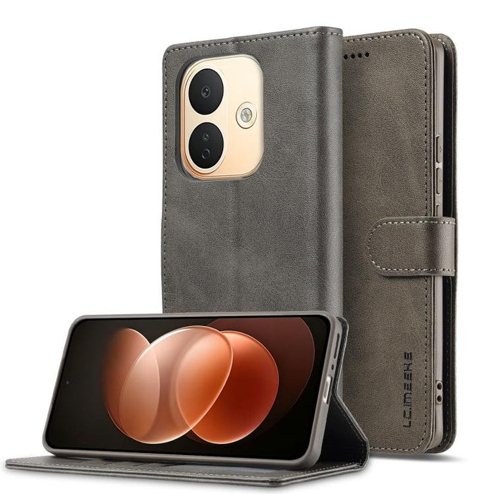 LC.IMEEKE Funda para teléfono de piel con textura de becerro, For Redmi Note 15 Pro+ 5G Global 163.3mm, For Redmi Note 15 4G / 5G Global 164mm, For Redmi Note 15 Pro 4G Global 163.2mm, For Redmi Note 15 Pro 5G Global 163.6mm, For Redmi Note 14 4G 164.8...