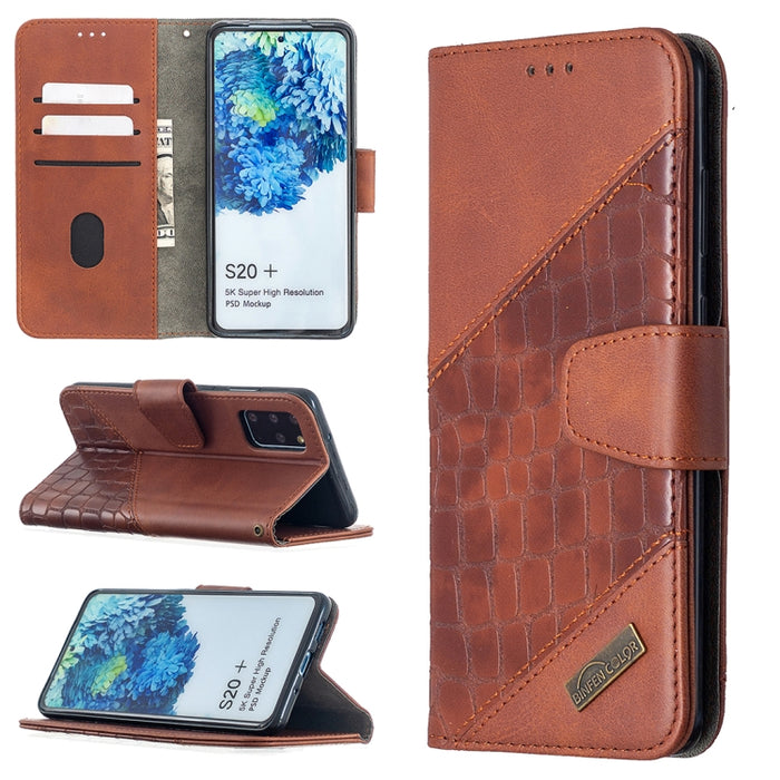 Funda de cuero PU con tapa horizontal y textura de cocodrilo a juego con billetera, soporte y ranuras para tarjetas, For Xiaomi Mi CC9 Pro, For Huawei P40 Lite, For Samsung Galaxy A20e, For Samsung Galaxy A81, For Samsung Galaxy S20+