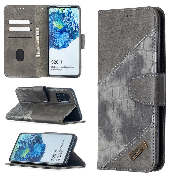 Funda de cuero PU con tapa horizontal y textura de cocodrilo a juego con billetera, soporte y ranuras para tarjetas, For Xiaomi Mi CC9 Pro, For Huawei P40 Lite, For Samsung Galaxy A20e, For Samsung Galaxy A81, For Samsung Galaxy S20+