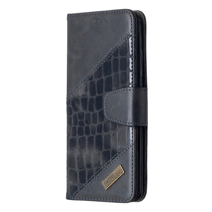 Funda de cuero PU con tapa horizontal y textura de cocodrilo a juego con billetera, soporte y ranuras para tarjetas, For Xiaomi Mi CC9 Pro, For Huawei P40 Lite, For Samsung Galaxy A20e, For Samsung Galaxy A81, For Samsung Galaxy S20+