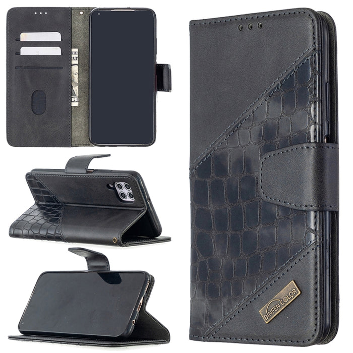 Funda de cuero PU con tapa horizontal y textura de cocodrilo a juego con billetera, soporte y ranuras para tarjetas, For Xiaomi Mi CC9 Pro, For Huawei P40 Lite, For Samsung Galaxy A20e, For Samsung Galaxy A81, For Samsung Galaxy S20+