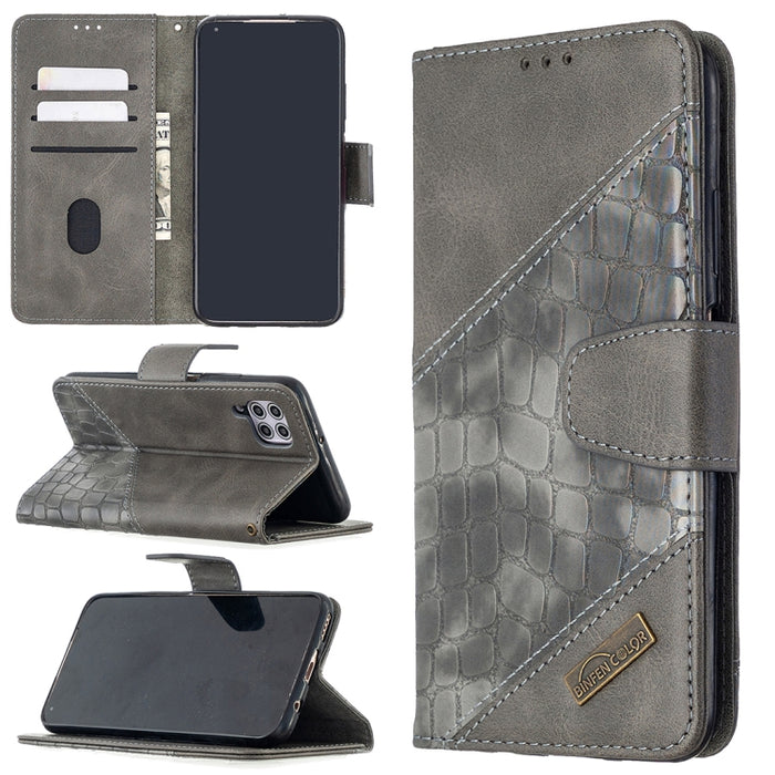 Funda de cuero PU con tapa horizontal y textura de cocodrilo a juego con billetera, soporte y ranuras para tarjetas, For Xiaomi Mi CC9 Pro, For Huawei P40 Lite, For Samsung Galaxy A20e, For Samsung Galaxy A81, For Samsung Galaxy S20+
