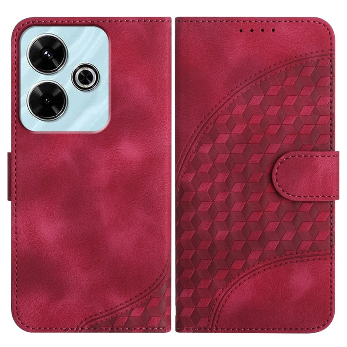 YX0060 Funda de cuero para teléfono con diseño de cabeza de elefante en relieve y cordón, For Redmi Note 14 4G 164.84mm, For Redmi Turbo 4 / Poco X7 Pro, For Redmi Note 14 Pro 4G, For Redmi Note 14 4G 163.25mm, For Redmi Note 14 5G                     ...