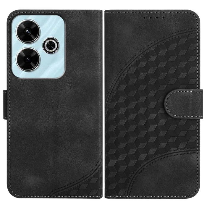 YX0060 Funda de cuero para teléfono con diseño de cabeza de elefante en relieve y cordón, For Redmi Note 14 4G 164.84mm, For Redmi Turbo 4 / Poco X7 Pro, For Redmi Note 14 Pro 4G, For Redmi Note 14 4G 163.25mm, For Redmi Note 14 5G                     ...