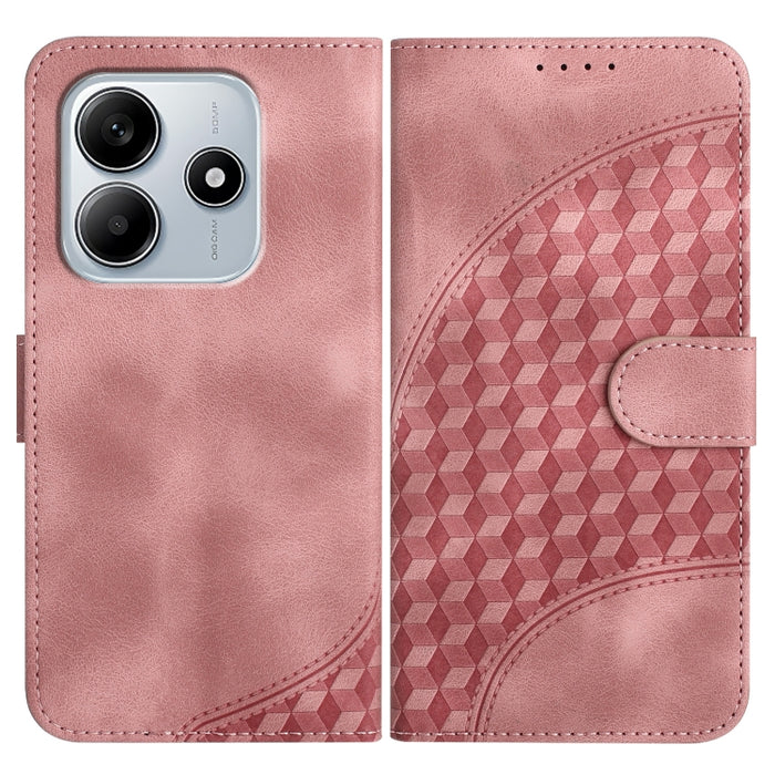 YX0060 Funda de cuero para teléfono con diseño de cabeza de elefante en relieve y cordón, For Redmi Note 14 4G 164.84mm, For Redmi Turbo 4 / Poco X7 Pro, For Redmi Note 14 Pro 4G, For Redmi Note 14 4G 163.25mm, For Redmi Note 14 5G                     ...