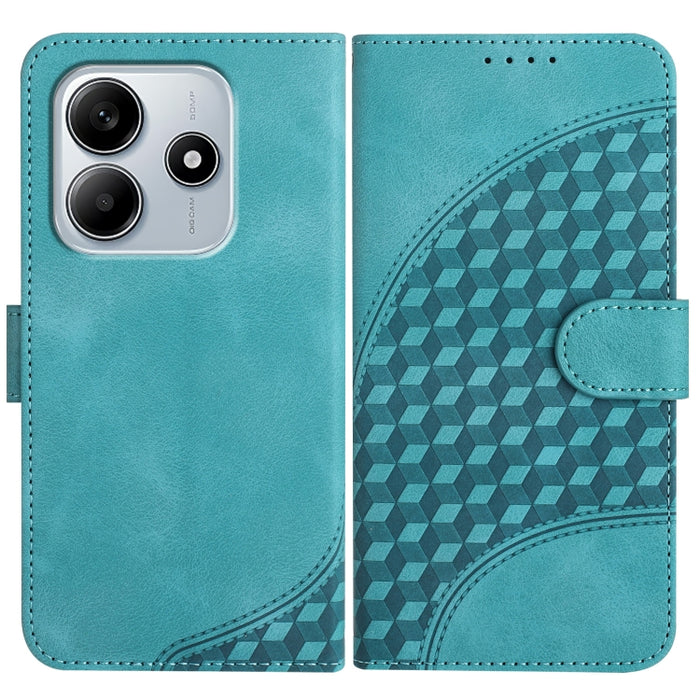 YX0060 Funda de cuero para teléfono con diseño de cabeza de elefante en relieve y cordón, For Redmi Note 14 4G 164.84mm, For Redmi Turbo 4 / Poco X7 Pro, For Redmi Note 14 Pro 4G, For Redmi Note 14 4G 163.25mm, For Redmi Note 14 5G                     ...