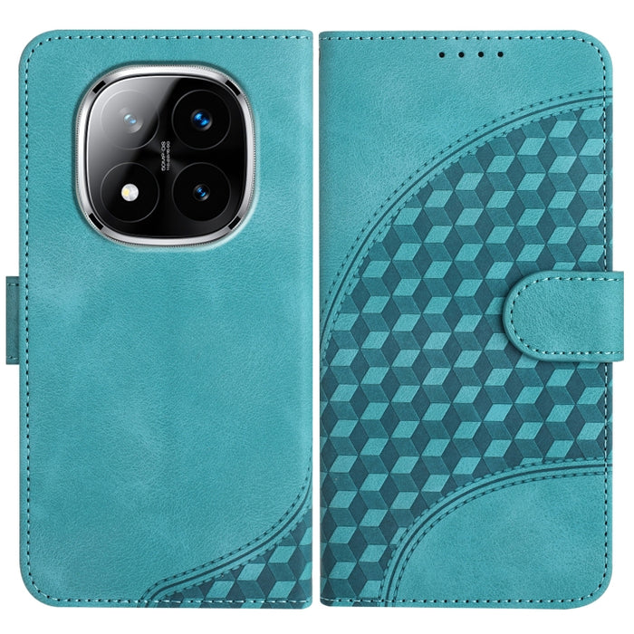YX0060 Funda de cuero para teléfono con diseño de cabeza de elefante en relieve y cordón, For Redmi Note 14 4G 164.84mm, For Redmi Turbo 4 / Poco X7 Pro, For Redmi Note 14 Pro 4G, For Redmi Note 14 4G 163.25mm, For Redmi Note 14 5G                     ...