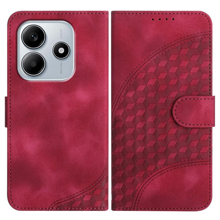 YX0060 Funda de cuero para teléfono con diseño de cabeza de elefante en relieve y cordón, For Redmi Note 14 4G 164.84mm, For Redmi Turbo 4 / Poco X7 Pro, For Redmi Note 14 Pro 4G, For Redmi Note 14 4G 163.25mm, For Redmi Note 14 5G                     ...