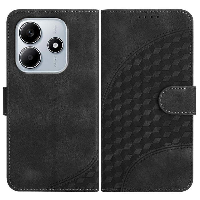 YX0060 Funda de cuero para teléfono con diseño de cabeza de elefante en relieve y cordón, For Redmi Note 14 4G 164.84mm, For Redmi Turbo 4 / Poco X7 Pro, For Redmi Note 14 Pro 4G, For Redmi Note 14 4G 163.25mm, For Redmi Note 14 5G                     ...