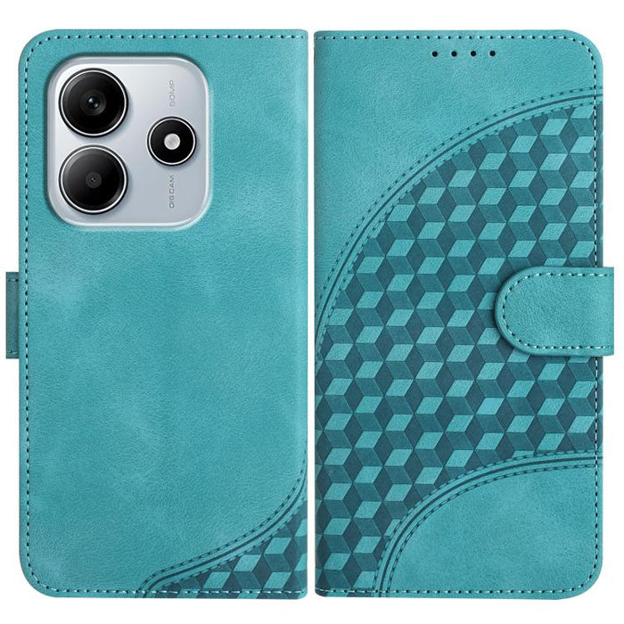 YX0060 Funda de cuero para teléfono con diseño de cabeza de elefante en relieve y cordón, For Redmi Note 14 4G 164.84mm, For Redmi Turbo 4 / Poco X7 Pro, For Redmi Note 14 Pro 4G, For Redmi Note 14 4G 163.25mm, For Redmi Note 14 5G                     ...