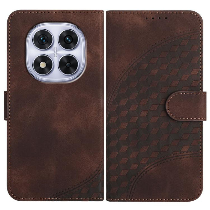 YX0060 Funda de cuero para teléfono con diseño de cabeza de elefante en relieve y cordón, For Redmi Note 14 4G 164.84mm, For Redmi Turbo 4 / Poco X7 Pro, For Redmi Note 14 Pro 4G, For Redmi Note 14 4G 163.25mm, For Redmi Note 14 5G                     ...