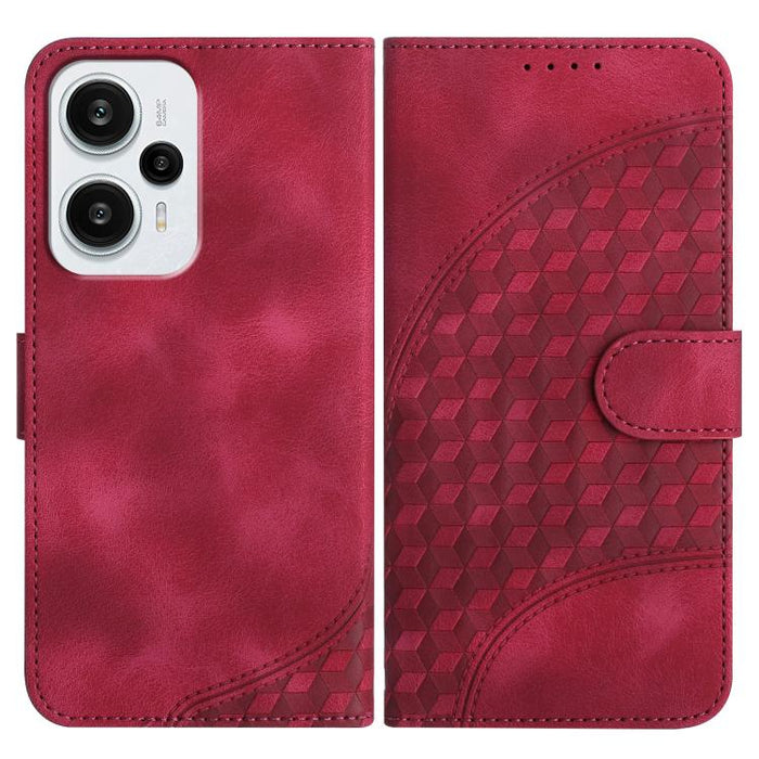 YX0060 Funda de cuero para teléfono con diseño de cabeza de elefante en relieve y cordón, For Redmi Note 14 4G 164.84mm, For Redmi Turbo 4 / Poco X7 Pro, For Redmi Note 14 Pro 4G, For Redmi Note 14 4G 163.25mm, For Redmi Note 14 5G                     ...
