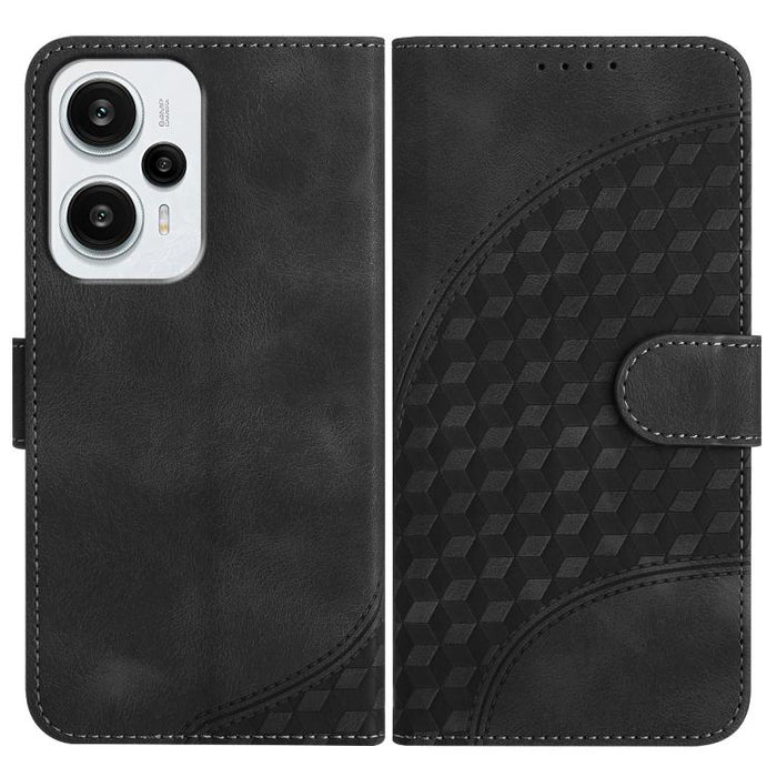 YX0060 Funda de cuero para teléfono con diseño de cabeza de elefante en relieve y cordón, For Redmi Note 14 4G 164.84mm, For Redmi Turbo 4 / Poco X7 Pro, For Redmi Note 14 Pro 4G, For Redmi Note 14 4G 163.25mm, For Redmi Note 14 5G                     ...