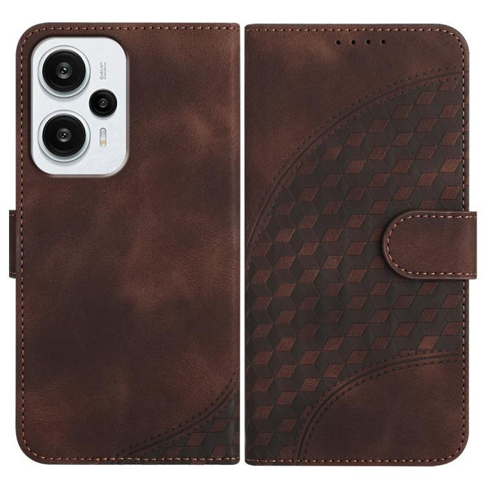 YX0060 Funda de cuero para teléfono con diseño de cabeza de elefante en relieve y cordón, For Redmi Note 14 4G 164.84mm, For Redmi Turbo 4 / Poco X7 Pro, For Redmi Note 14 Pro 4G, For Redmi Note 14 4G 163.25mm, For Redmi Note 14 5G                     ...
