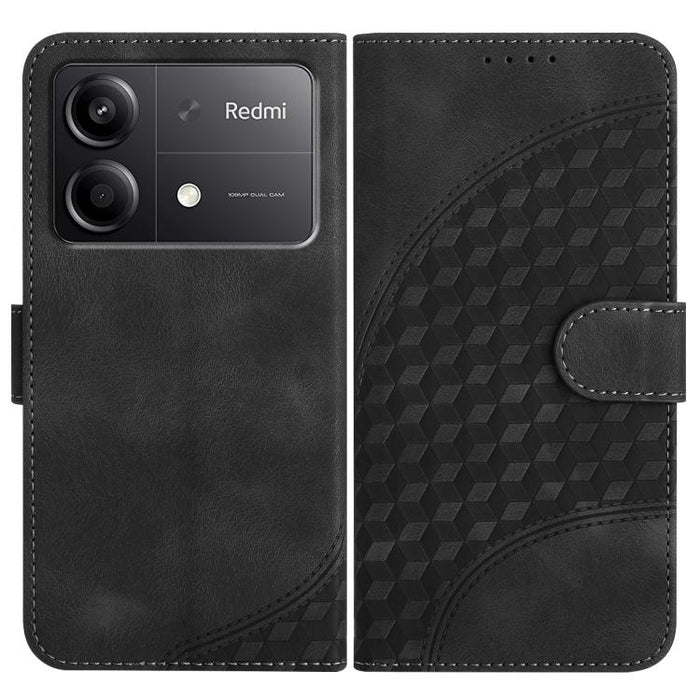 YX0060 Funda de cuero para teléfono con diseño de cabeza de elefante en relieve y cordón, For Redmi Note 14 4G 164.84mm, For Redmi Turbo 4 / Poco X7 Pro, For Redmi Note 14 Pro 4G, For Redmi Note 14 4G 163.25mm, For Redmi Note 14 5G                     ...