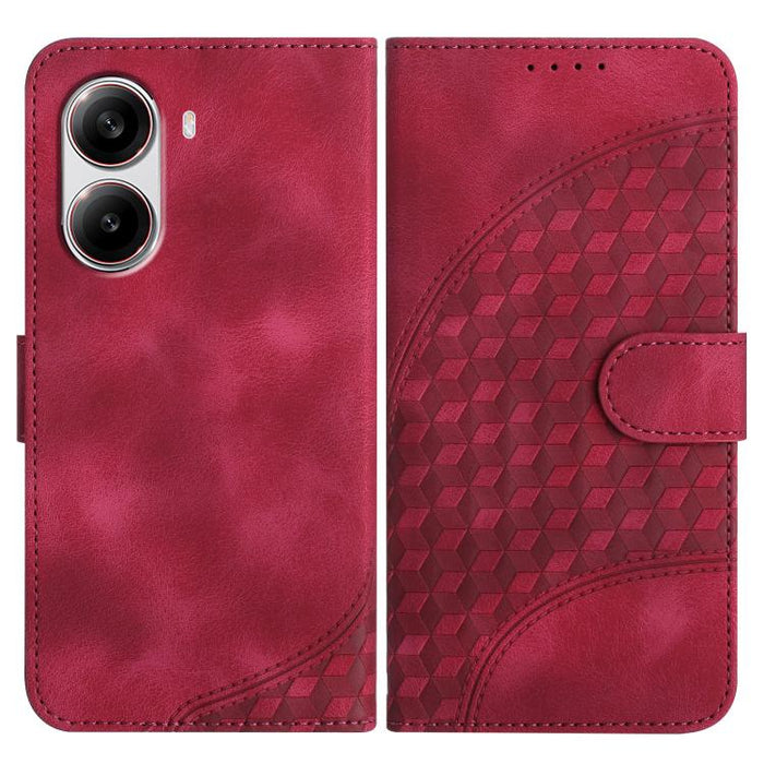 YX0060 Funda de cuero para teléfono con diseño de cabeza de elefante en relieve y cordón, For Redmi Note 14 4G 164.84mm, For Redmi Turbo 4 / Poco X7 Pro, For Redmi Note 14 Pro 4G, For Redmi Note 14 4G 163.25mm, For Redmi Note 14 5G                     ...