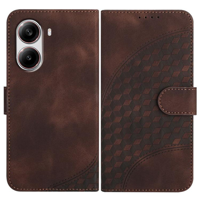 YX0060 Funda de cuero para teléfono con diseño de cabeza de elefante en relieve y cordón, For Redmi Note 14 4G 164.84mm, For Redmi Turbo 4 / Poco X7 Pro, For Redmi Note 14 Pro 4G, For Redmi Note 14 4G 163.25mm, For Redmi Note 14 5G                     ...