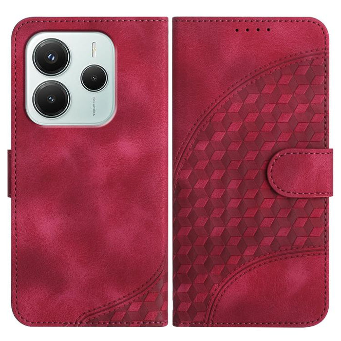 YX0060 Funda de cuero para teléfono con diseño de cabeza de elefante en relieve y cordón, For Redmi Note 14 4G 164.84mm, For Redmi Turbo 4 / Poco X7 Pro, For Redmi Note 14 Pro 4G, For Redmi Note 14 4G 163.25mm, For Redmi Note 14 5G                     ...