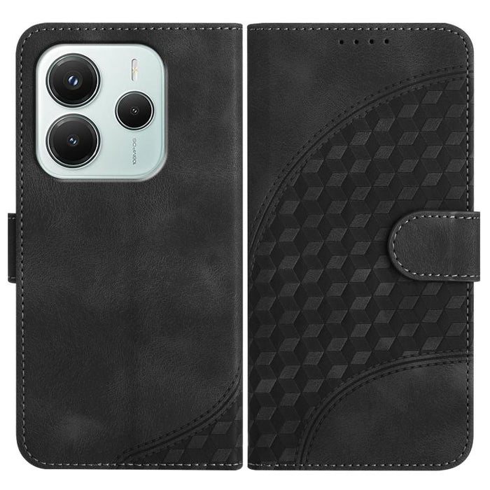 YX0060 Funda de cuero para teléfono con diseño de cabeza de elefante en relieve y cordón, For Redmi Note 14 4G 164.84mm, For Redmi Turbo 4 / Poco X7 Pro, For Redmi Note 14 Pro 4G, For Redmi Note 14 4G 163.25mm, For Redmi Note 14 5G                     ...