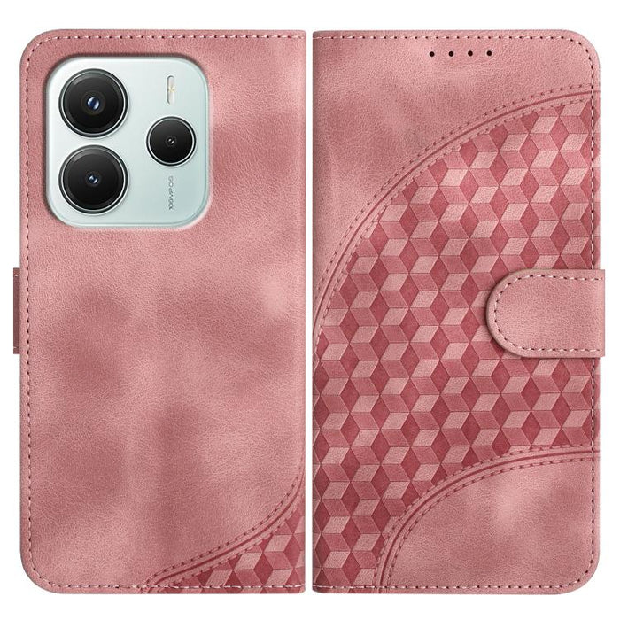 YX0060 Funda de cuero para teléfono con diseño de cabeza de elefante en relieve y cordón, For Redmi Note 14 4G 164.84mm, For Redmi Turbo 4 / Poco X7 Pro, For Redmi Note 14 Pro 4G, For Redmi Note 14 4G 163.25mm, For Redmi Note 14 5G                     ...