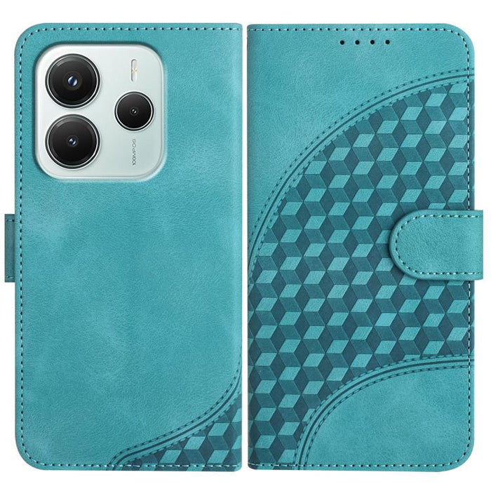 YX0060 Funda de cuero para teléfono con diseño de cabeza de elefante en relieve y cordón, For Redmi Note 14 4G 164.84mm, For Redmi Turbo 4 / Poco X7 Pro, For Redmi Note 14 Pro 4G, For Redmi Note 14 4G 163.25mm, For Redmi Note 14 5G                     ...