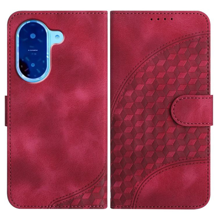 YX0060 Funda de cuero para teléfono con diseño de cabeza de elefante en relieve y cordón, For Redmi A7 Pro 171mm / Poco C85x 5G, For Redmi Turbo 5 Max / Poco X8 Pro Max, For Redmi Turbo 5 5G / Poco X8 Pro 5G, For Redmi Note 15 4G / 5G 164mm / Poco M8 5...