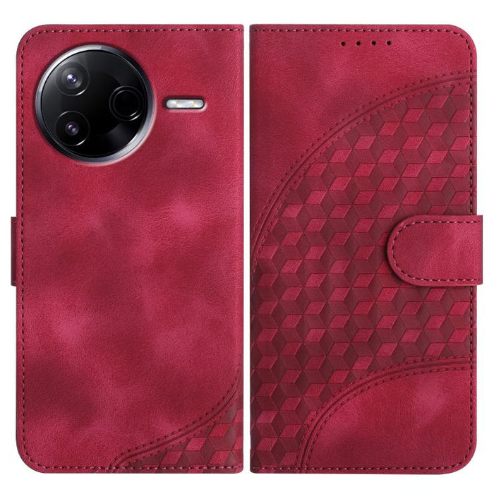 YX0060 Funda de cuero para teléfono con diseño de cabeza de elefante en relieve y cordón, For Redmi A7 Pro 171mm / Poco C85x 5G, For Redmi Turbo 5 Max / Poco X8 Pro Max, For Redmi Turbo 5 5G / Poco X8 Pro 5G, For Redmi Note 15 4G / 5G 164mm / Poco M8 5...