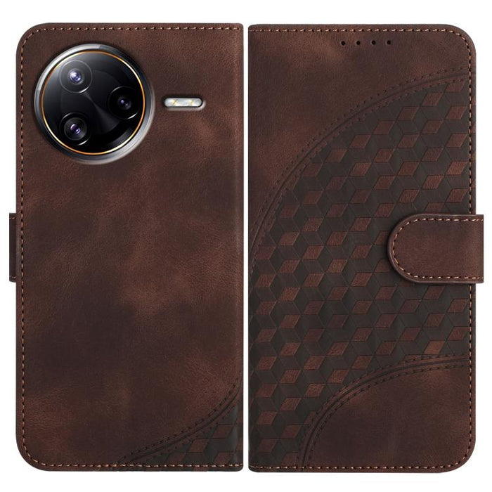 YX0060 Funda de cuero para teléfono con diseño de cabeza de elefante en relieve y cordón, For Redmi A7 Pro 171mm / Poco C85x 5G, For Redmi Turbo 5 Max / Poco X8 Pro Max, For Redmi Turbo 5 5G / Poco X8 Pro 5G, For Redmi Note 15 4G / 5G 164mm / Poco M8 5...
